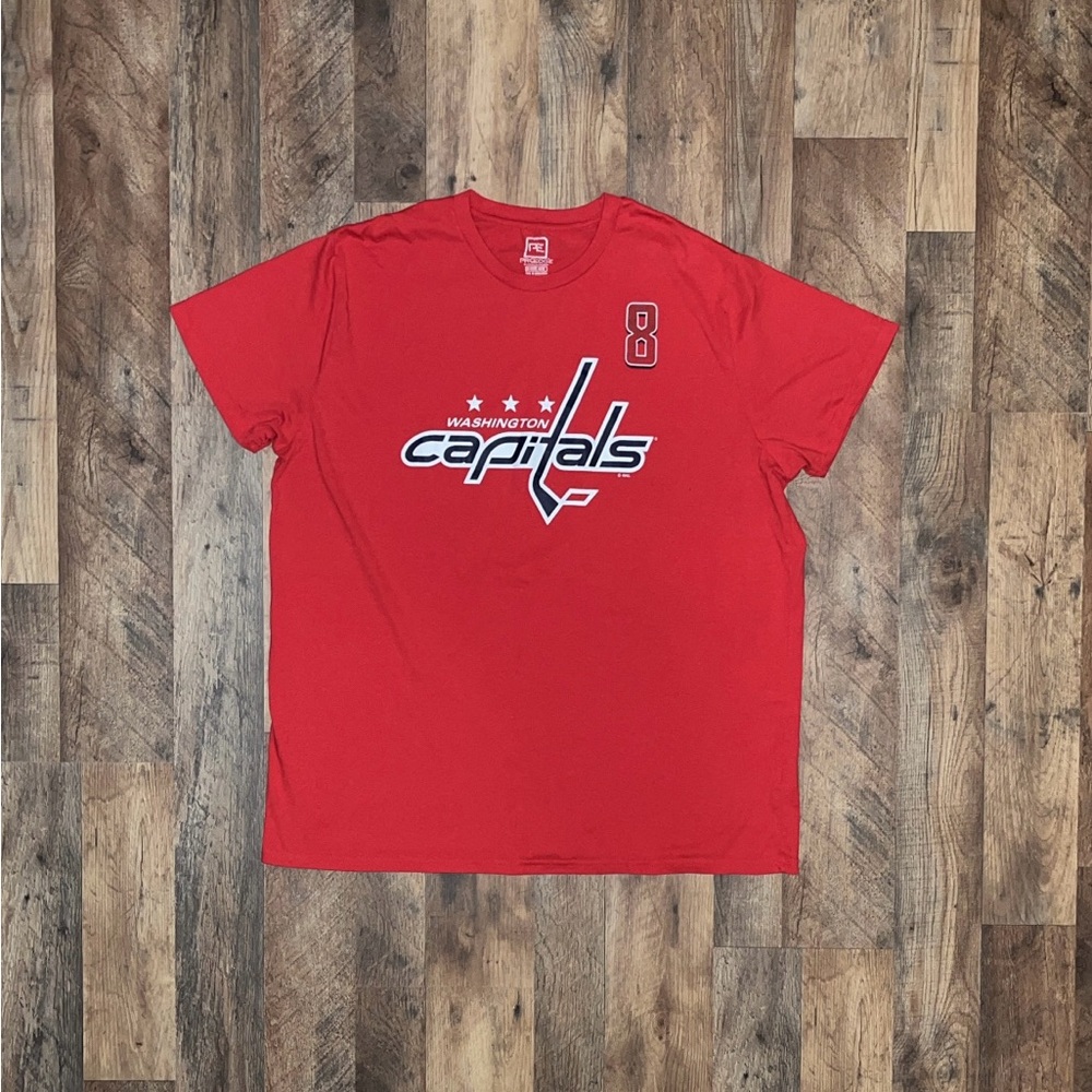 Washington Capitals Alex Ovechkin Red Jersey T-Shirt (2XL)